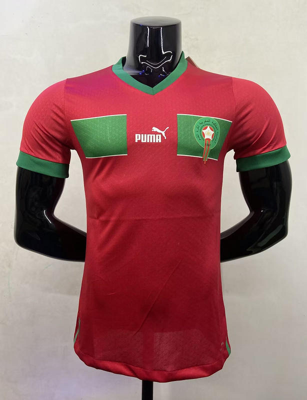 AAA Quality Morocco 2022 World Cup Home Jersey(Player)